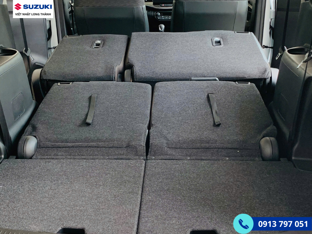 Hình Ảnh Nội Thất Suzuki XL7 Hybrid 2 Tone Trắng Đen