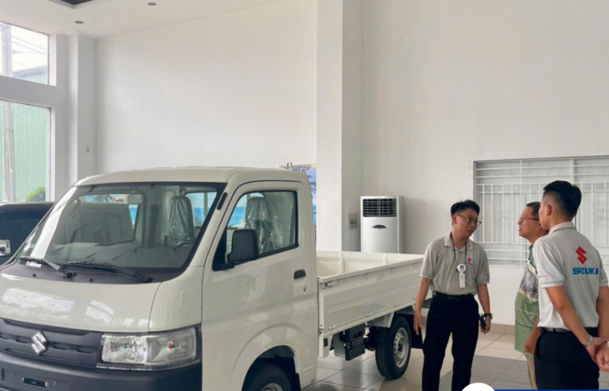 Mẫu xe Suzuki Carry Pro thùng lửng tại Suzuki Việt Nhật Long Thành